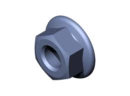 Гайка DIN 6923 фланшова flange nut